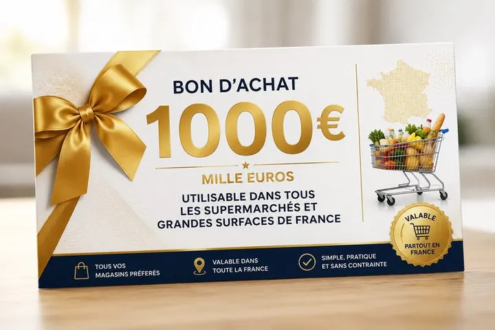 Bon d'achat 1000€